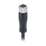 M8 Plug Female Connector With 24AWG Cable,Straight